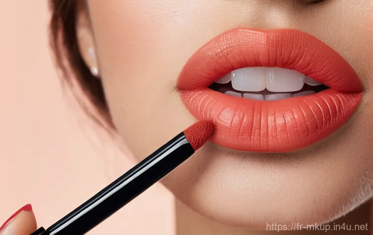 키스프루프 립 틴트 비교 - **Prompt:** An elegant and confident French woman, in her late 20s to early 30s, is seated at a chic...